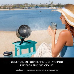 Вентилатор Shark FlexBreeze Pro Mist FA300EU - 36W, Антрацит