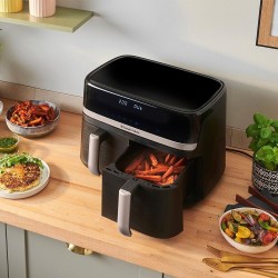 Еър фрайър с Две Кошници Russell Hobbs Satisfry 27681-56 - 2800W, 9л, Черен