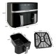 Еър фрайър с Две Кошници Russell Hobbs Satisfry 27681-56 - 2800W, 9л, Черен
