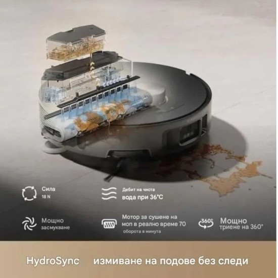 Робот Прахосмукачка Mova Z50 Ultra с Моп, 19000 Pa