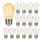 Комплект Винтидж LED Крушки Caldarax E27 S14 – 15бр, 2W, 2700K