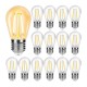 Комплект Винтидж LED Крушки Caldarax E27 S14 – 15бр, 2W, 2700K