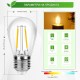 Комплект Винтидж LED Крушки Caldarax E27 S14 – 15бр, 2W, 2700K
