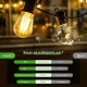 Комплект Винтидж LED Крушки Caldarax E27 S14 – 15бр, 2W, 2700K
