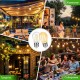 Комплект Винтидж LED Крушки Caldarax E27 S14 – 15бр, 2W, 2700K