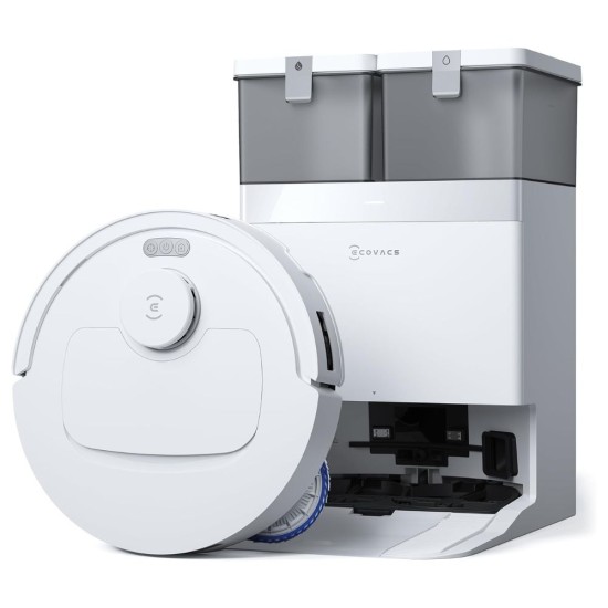 Робот Прахосмукачка с Автоматична Станция ECOVACS DEEBOT T30C OMNI – 20000Pa, Бял