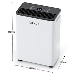 Влагоабсорбатор OKYUK PD10R-03DE – 10л/ден, 190W, Бял