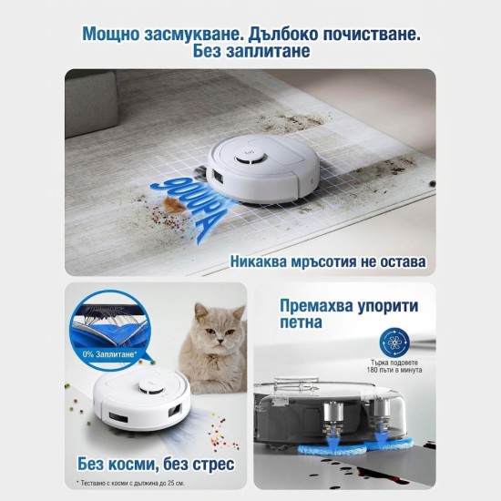 Компактен Робот Прахосмукачка ECOVACS DEEBOT Mini - 9000Pa