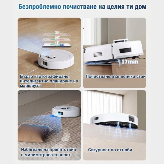Компактен Робот Прахосмукачка ECOVACS DEEBOT Mini - 9000Pa