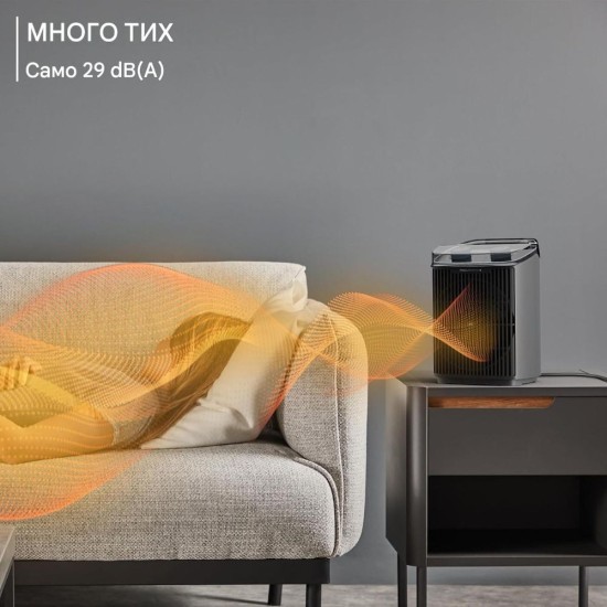 Вентилаторна Печка Rowenta SO6550F0 – 2400W, до 40 кв.м, Черна