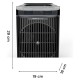 Вентилаторна Печка Rowenta SO6550F0 – 2400W, до 40 кв.м, Черна