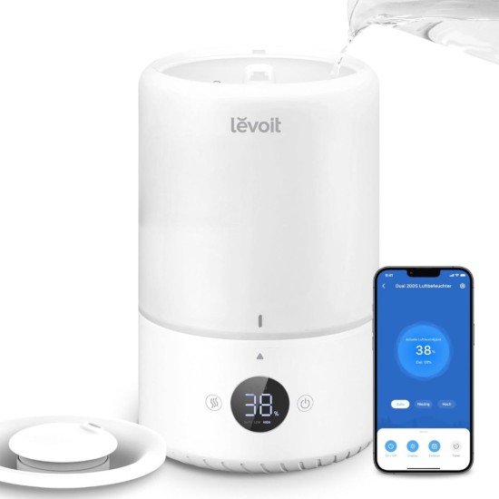 Смарт Овлажнител за Въздух Levoit Dual 200S, 3L