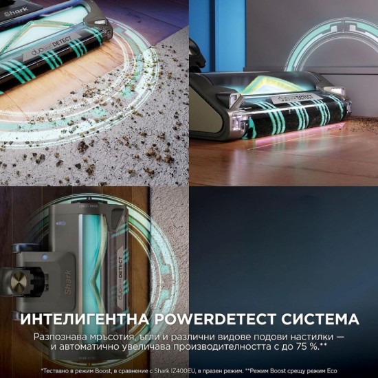 Вертикална Безкабелна Прахосмукачка със Станция Shark PowerDetect IP3253EUT, 380W