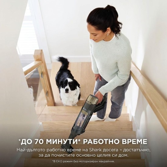 Вертикална Безкабелна Прахосмукачка със Станция Shark PowerDetect IP3253EUT, 380W