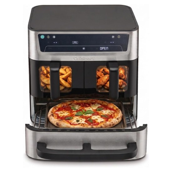Двоен Еър Фрайър и Фурна Cuisinart Tri Zone AFT13XSSE - 13.6л, 2000W