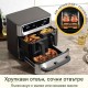 Двоен Еър Фрайър и Фурна Cuisinart Tri Zone AFT13XSSE - 13.6л, 2000W