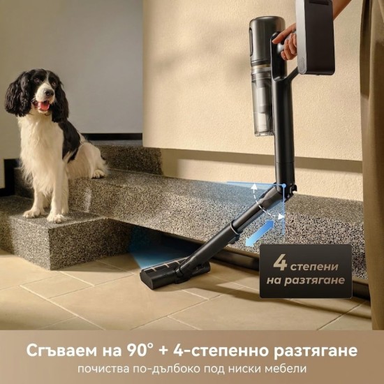 Безкабелна Прахосмукачка Dreame V20 Pro-A – 210AW, 24 000Pa, Черна