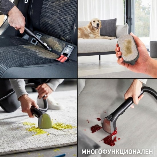 Перяща Прахосмукачка за Петна Rowenta Clean It IN3021F0 – 400W, Синя