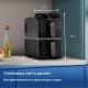 Вертикален Двоен Еър Фрайър Philips NA460/00 - 2750W, 10л, Черен