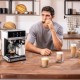 Еспресо Кафемашина Cecotec Power Espresso 20 Touch & Cream - 1350W, 20 bar, Черна