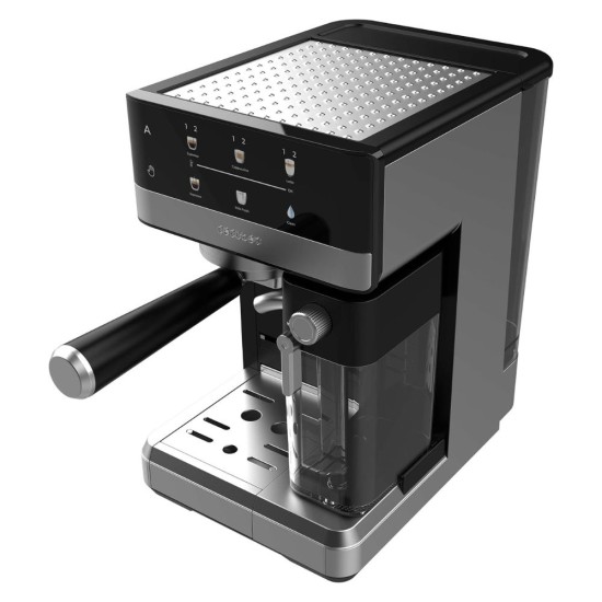 Еспресо Кафемашина Cecotec Power Espresso 20 Touch & Cream - 1350W, 20 bar, Черна