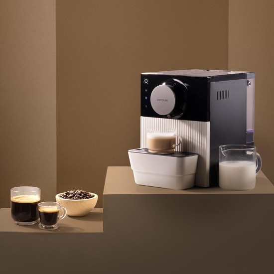 Кафеавтомат Cecotec Cremmaet Cube - 1350W, 19 bar, Черен