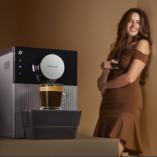 Кафеавтомат Cecotec Cremmaet Cube - 1350W, 19 bar, Черен