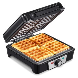 Гофретник за 4 Белгийски Гофрети Yabano 8005-12 – 1200W, Черен