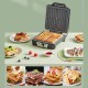 Гофретник за 4 Белгийски Гофрети Yabano 8005-12 – 1200W, Черен