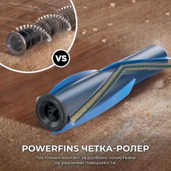 Вертикална Безкабелна Прахосмукачка Shark PowerPro IZ370EU – 181W, Сива