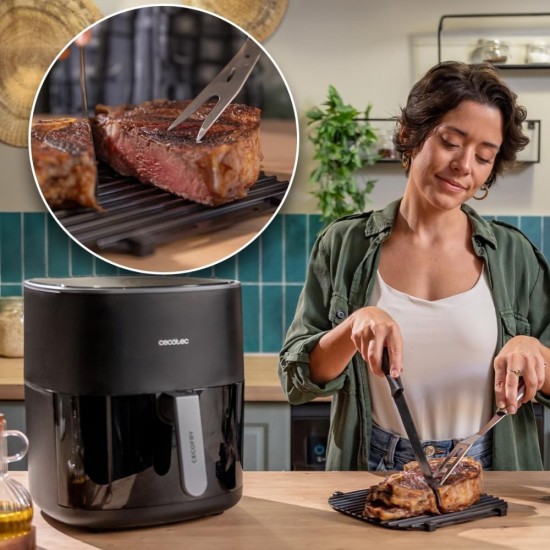 Еър Фрайър и Грил Cecotec Cecofry&Grill Duoheat 6500 - 2200W, 6.5л, Черен