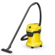 Прахосмукачка за Сухо и Мокро Почистване Kärcher WD 3 V-17/4/20 - 1000W, 17л, Жълта