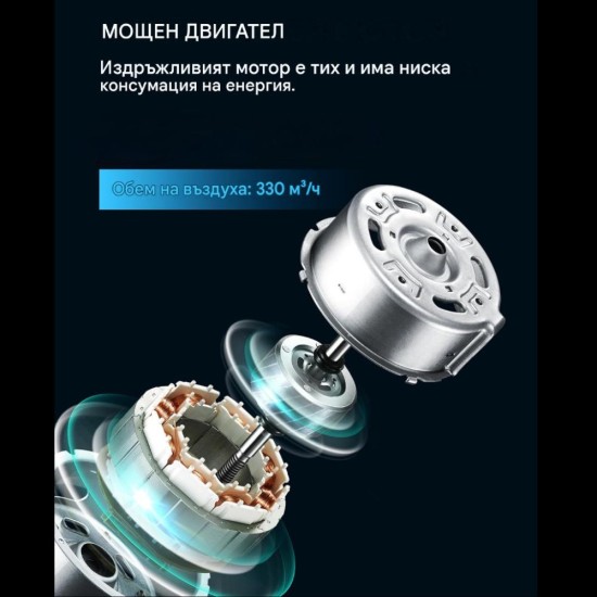 Мултифункционален Вентилатор Кула 4 в 1 Midea AC100-20ARB(BK) - 55W, Черен