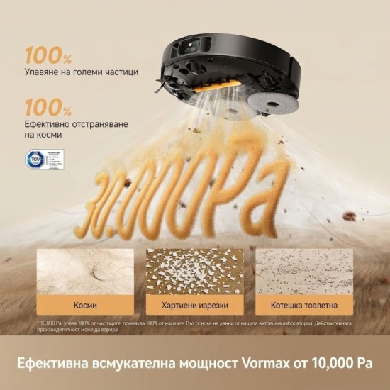 Робот Прахосмукачка Dreame L50s Pro Ultra – 30 000Pa, Черен