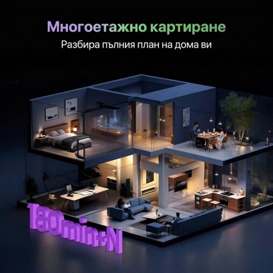 Робот Прахосмукачка Vexilar W15 – 15 000Pa, Черен