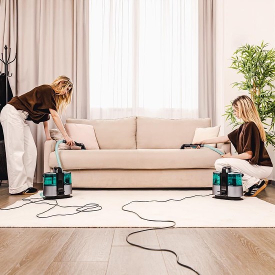 Перяща Прахосмукачка Cecotec Conga 6000 Carpet & Spot Clean XL Pro – 14 000Pa, Черна