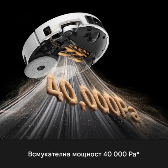 Робот Прахосмукачка MOVA V70 Ultra Complete X – 40 000Pa, Бял