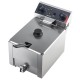 Професионален Електрически Фритюрник VEVOR SEF-101V - 2500W, 6.8л, Инокс